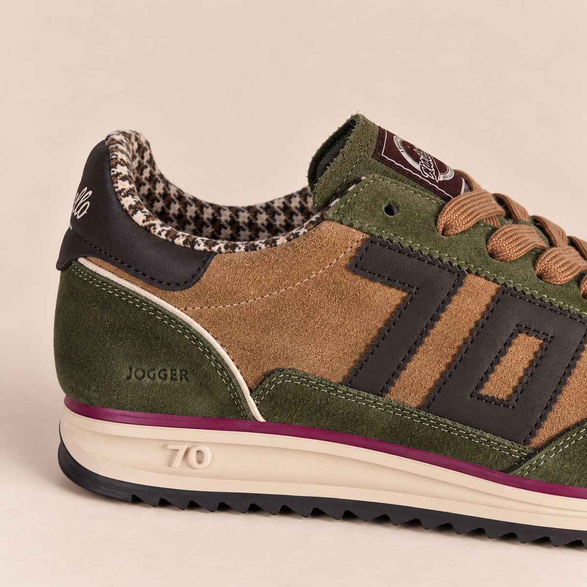 JOGGER VERT CAMEL