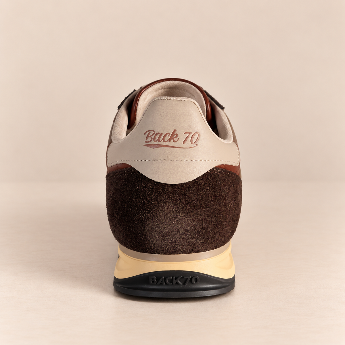 JOGGER CUIR MARRON