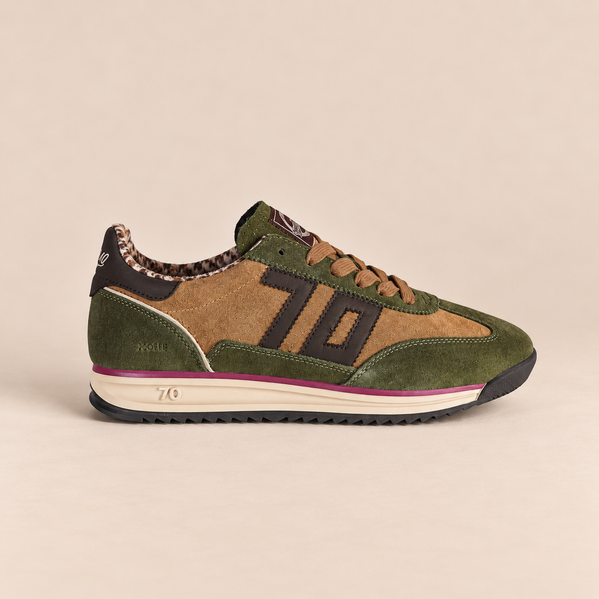 JOGGER VERT CAMEL